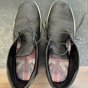 English Laundry Men's Size 10 Irvine Leather Chukka Boots Black EJ821S81